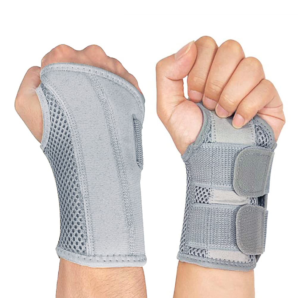 NuCamper wrist brace for right hand with targeted support for daily relief