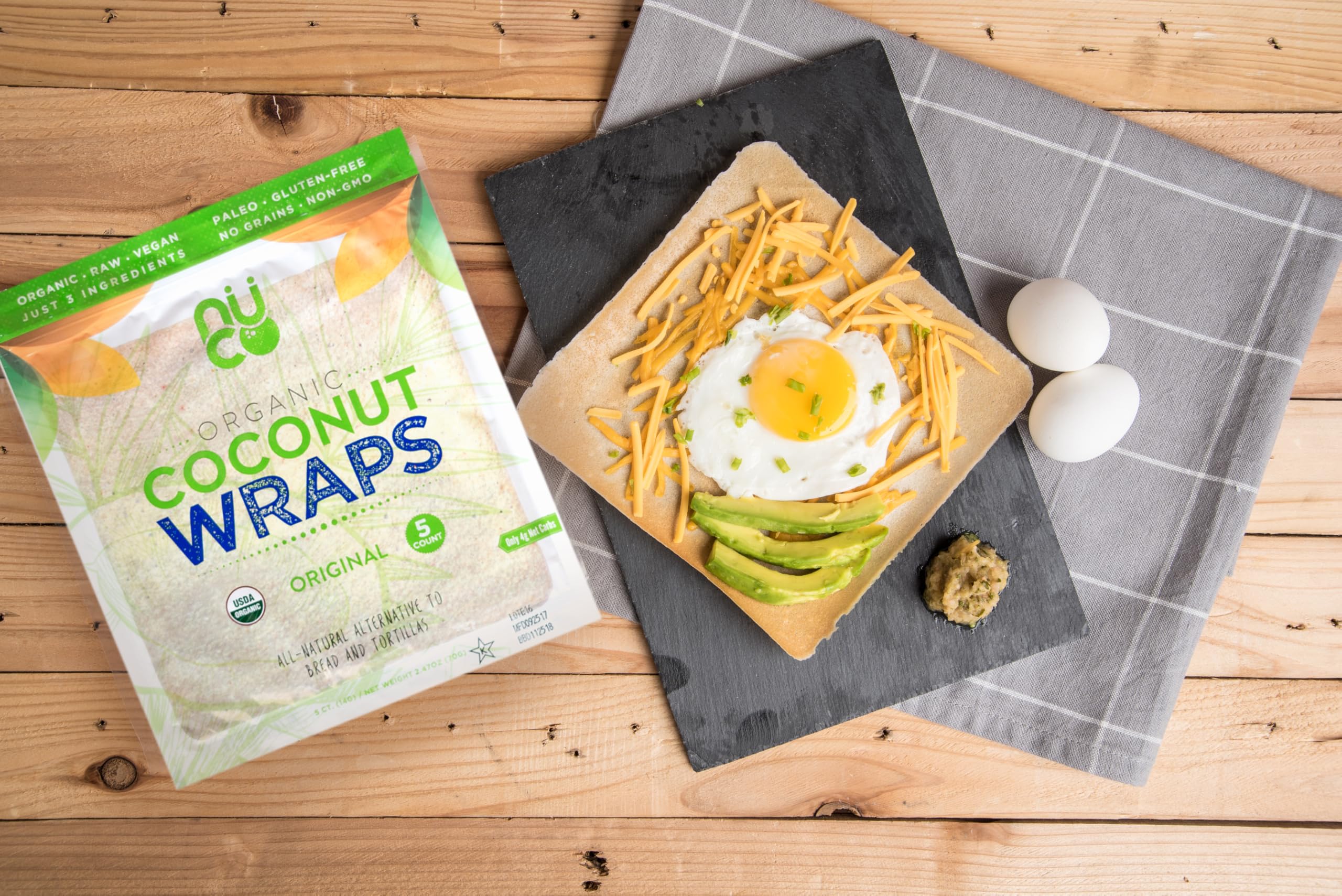 NUCO DUO keto-friendly vegan wrap supports low-carb meal ideas