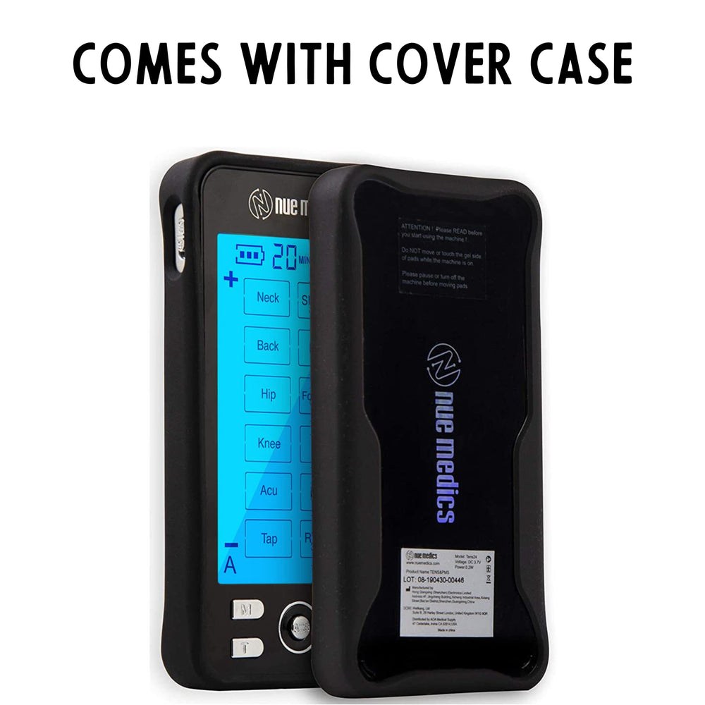 NueMedics Tens 24 pocket-size device for on-the-go comfort.