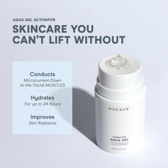 NuFACE Aqua Gel Activator pump for easy, even gel dispensing during facial routines