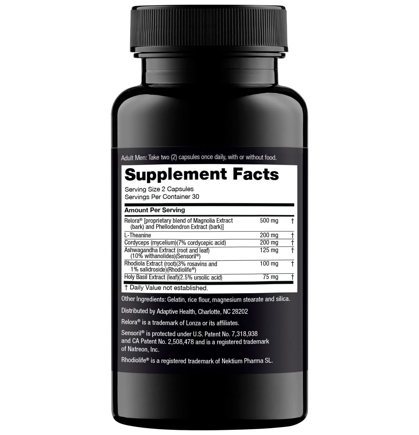 Nugenix Cortisol Control adrenal-health graphic conveys potential stress management.