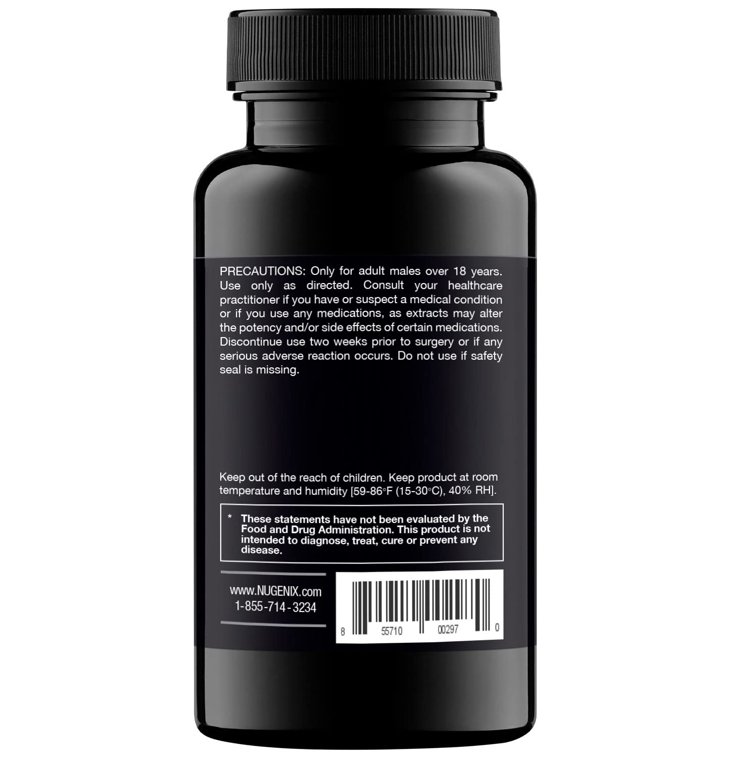 Nugenix Cortisol Control serving image suggests an easy daily intake.