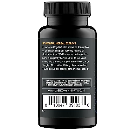 Bottle label highlights 200 mg extract per capsule and 30-day supply