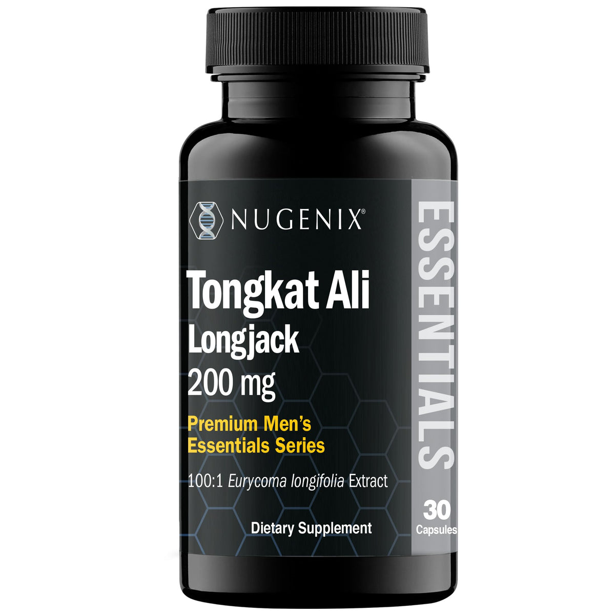 Nugenix Essentials Tongkat Ali capsules ready for daily use