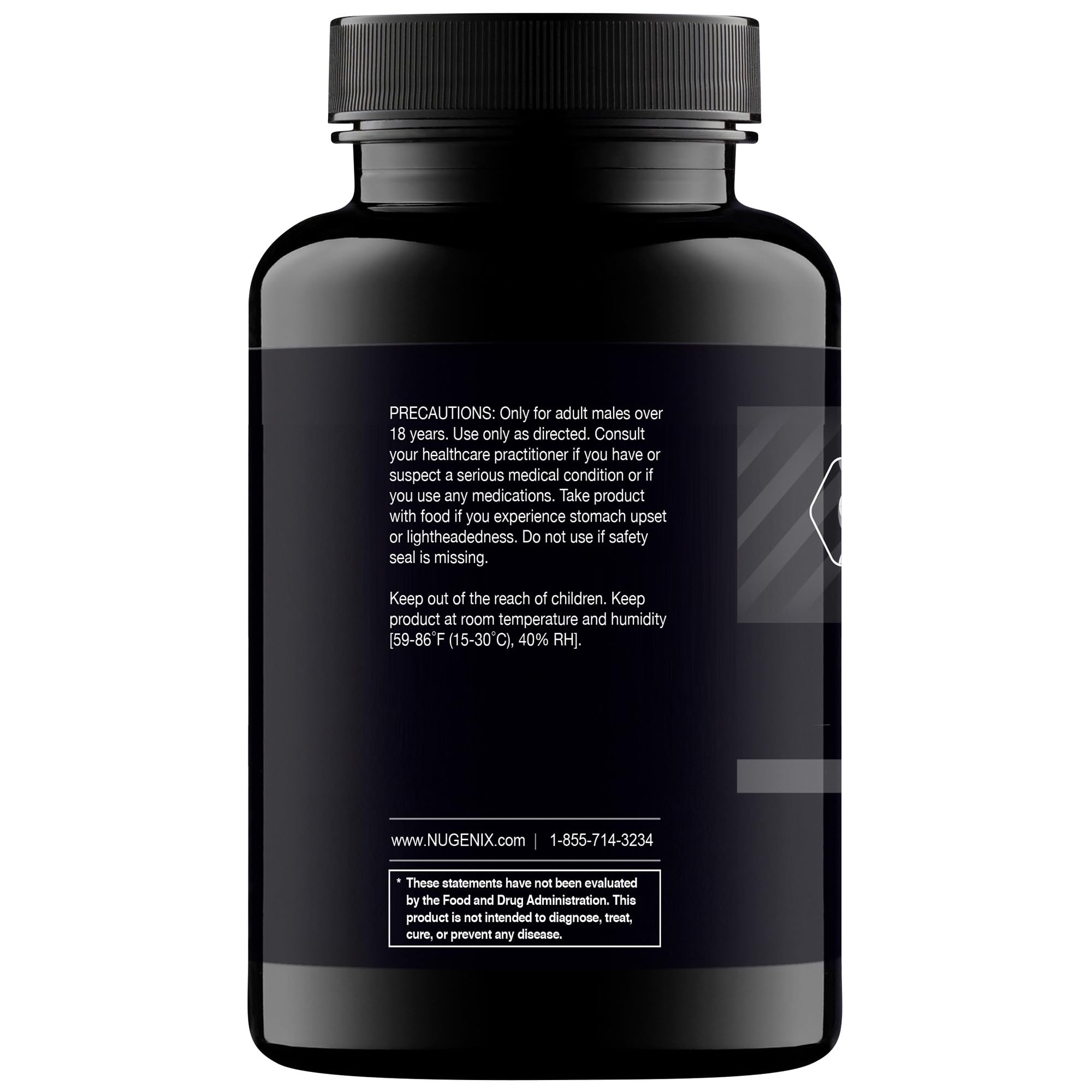 Nugenix T Booster label details display ingredients and daily usage guidance