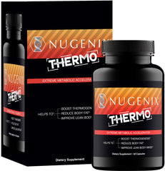 Nugenix Thermo capsules pack highlights convenient daily thermogenic formula