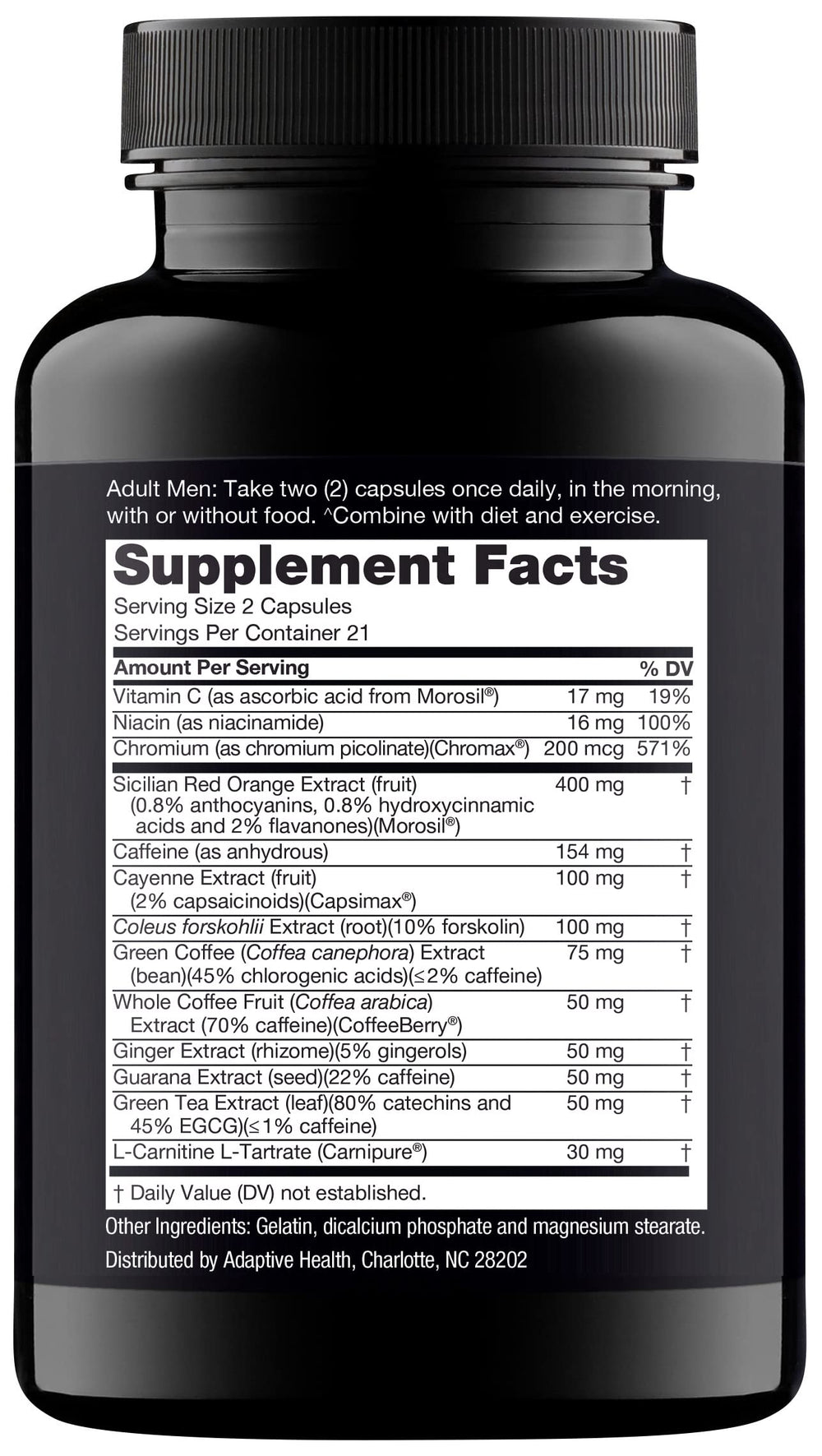 Nugenix Thermo label detail provides key ingredients at a glance