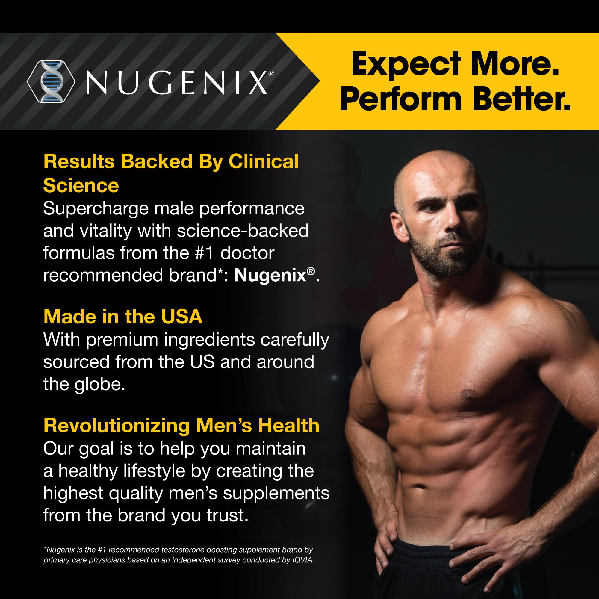 Nugenix Total-T daily routine setup with water and capsules
