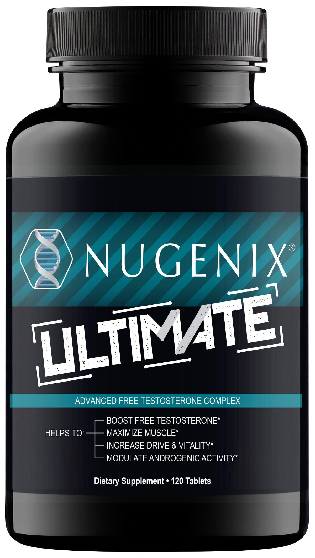 Nugenix Ultimate bottle front showing branding and dosage information for training decisions