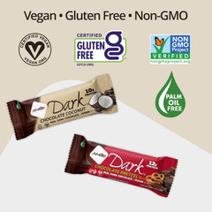 NuGo Dark 24-bar box packaging for pantry stocking and sharing