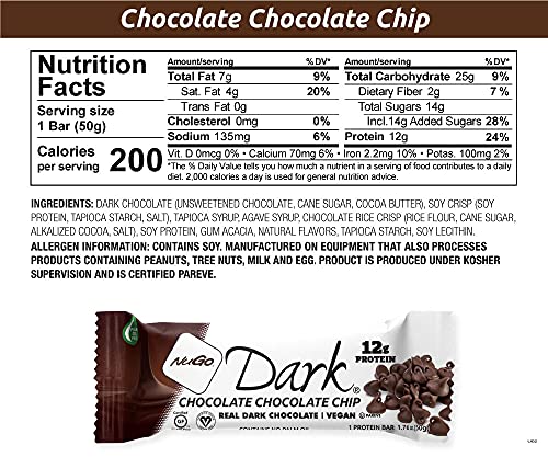 NuGo Dark 24-count pack-front shows value and everyday versatility.