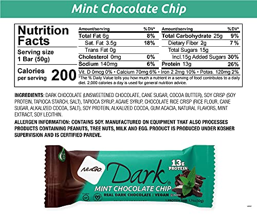NuGo Dark Kosher Pareve symbol on packaging for dietary flexibility