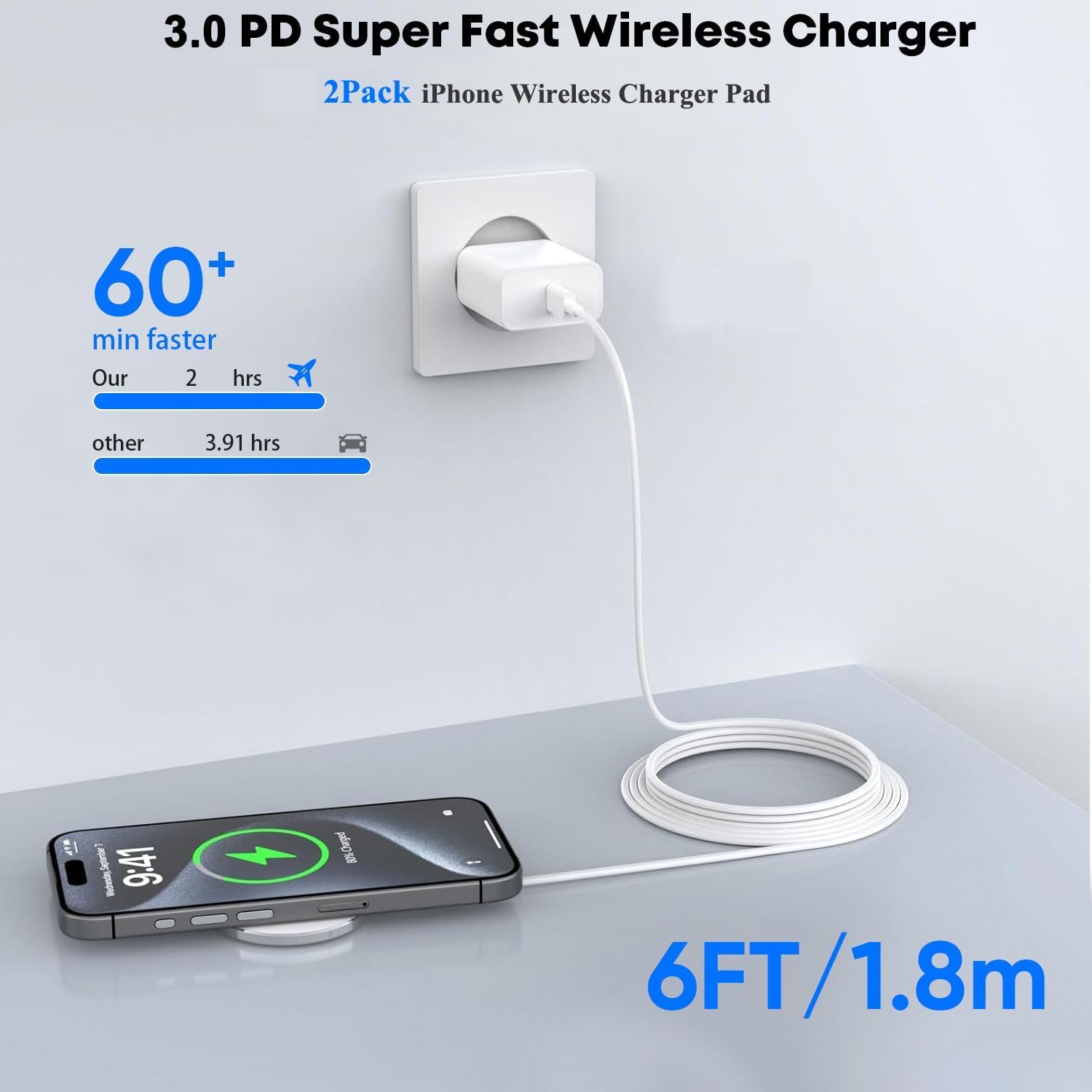 Nuinno compact magnetic charging pad ready for travel and on-the-go power.