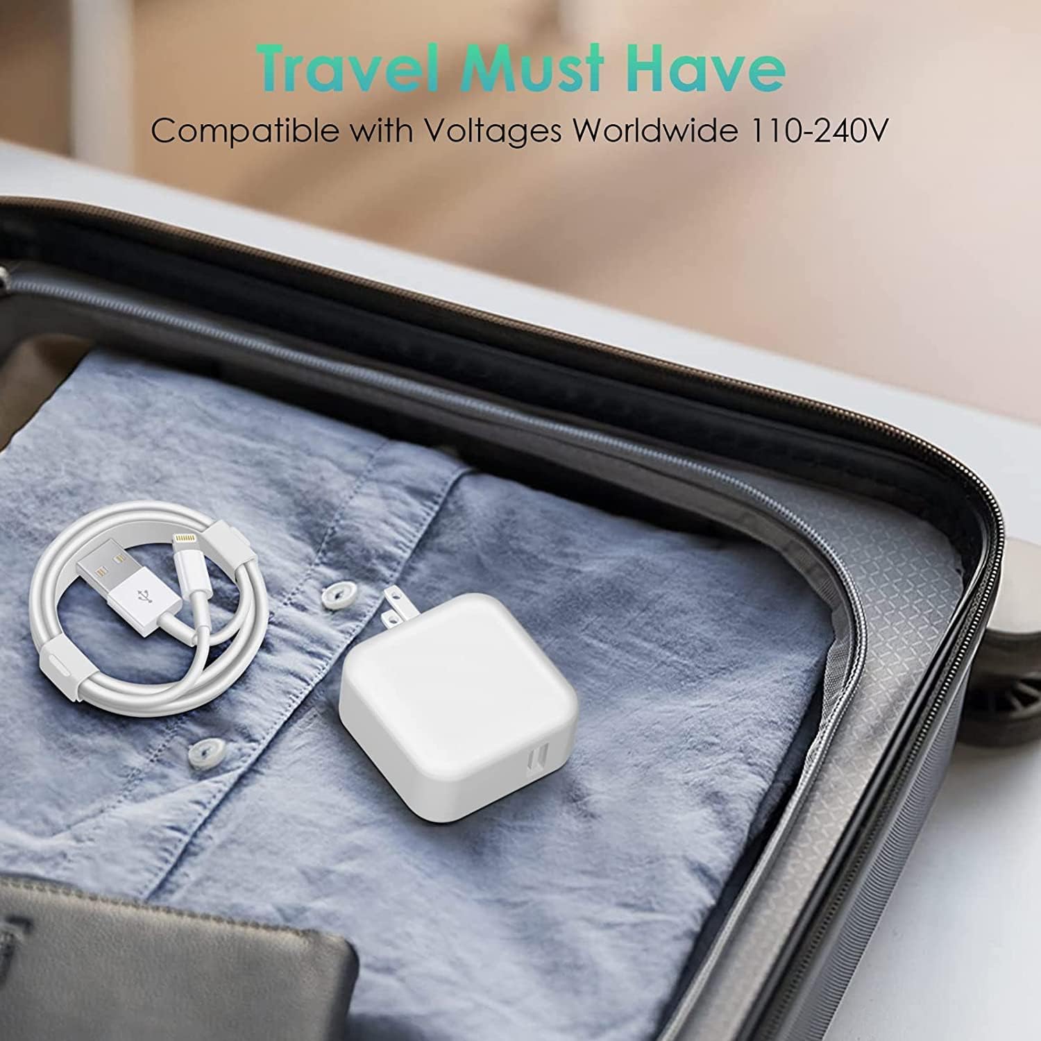 Nuinno compatible with iPad and iPhone for seamless syncing and charging.