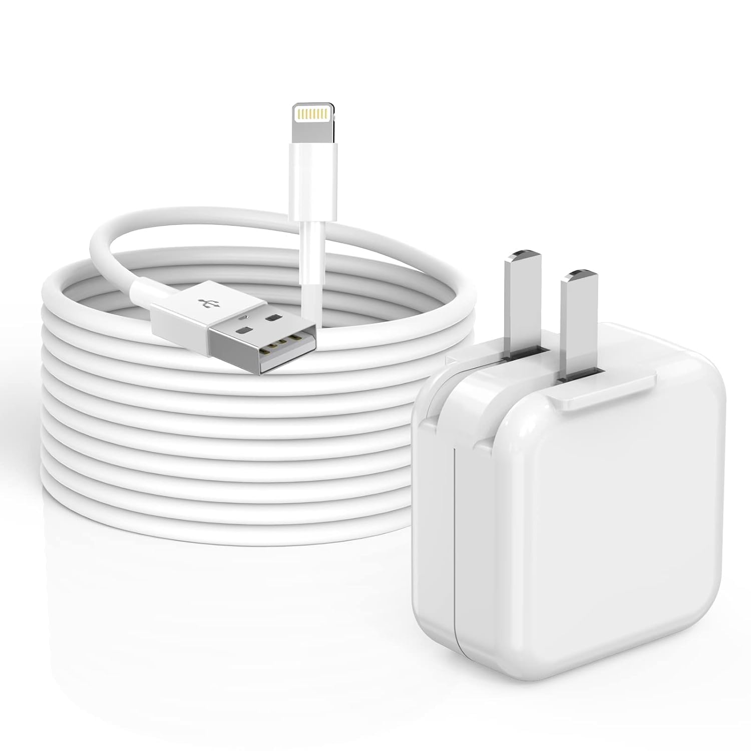 Nuinno foldable iPad charger plug for compact, traveler-friendly power on the go.