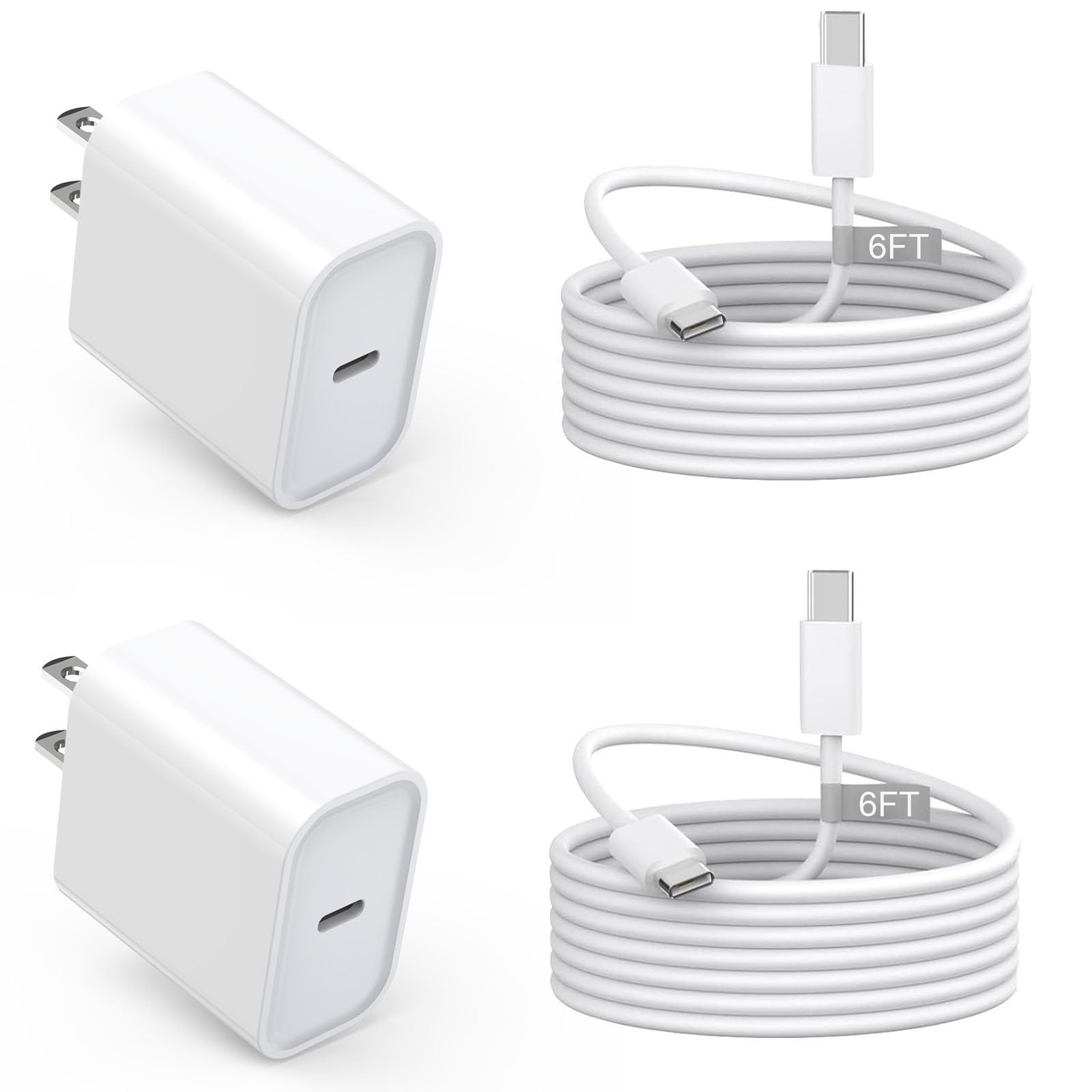 Nuinno USB-C 20W fast charger plug powering iPhone and iPad quickly with PD tech