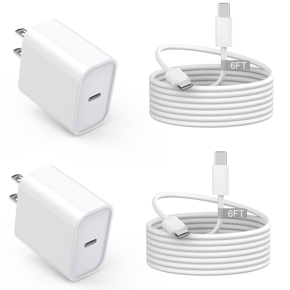 Nuinno USB-C 20W fast charger plug powering iPhone and iPad quickly with PD tech