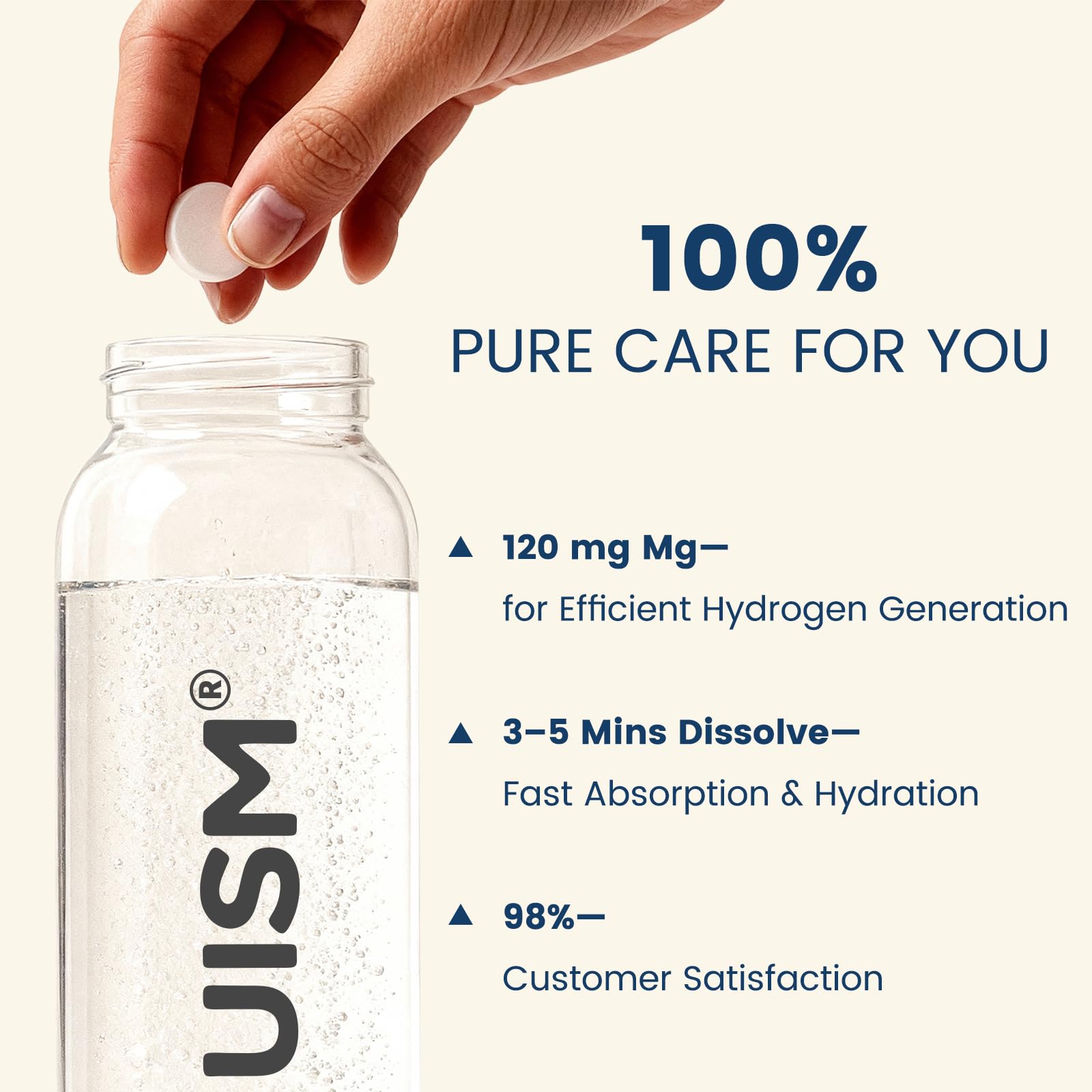 NUISM travel kit with compact tablets for on-the-go hydration