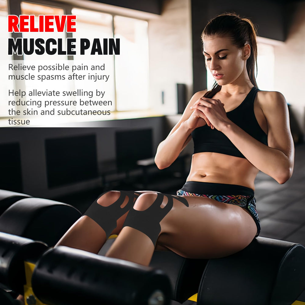 NUITPY knee tape supports knee muscles during activity