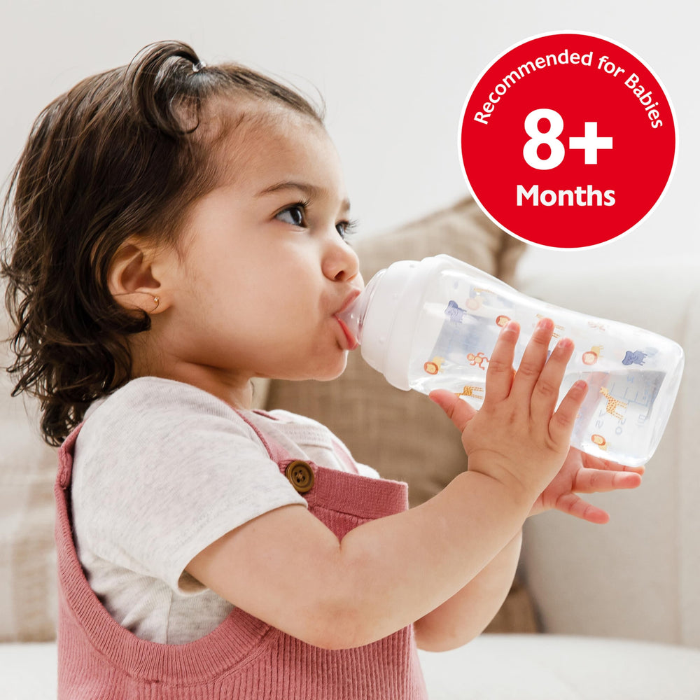 NUK Active Cup spill-proof spout protects messes during meals and travel