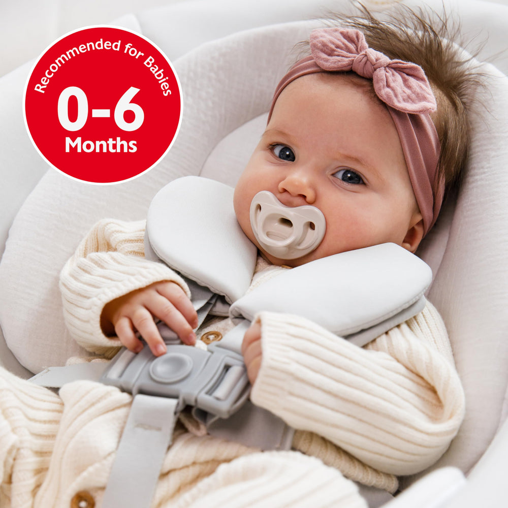 NUK Comfy close-up highlighting 100% medical-grade silicone material
