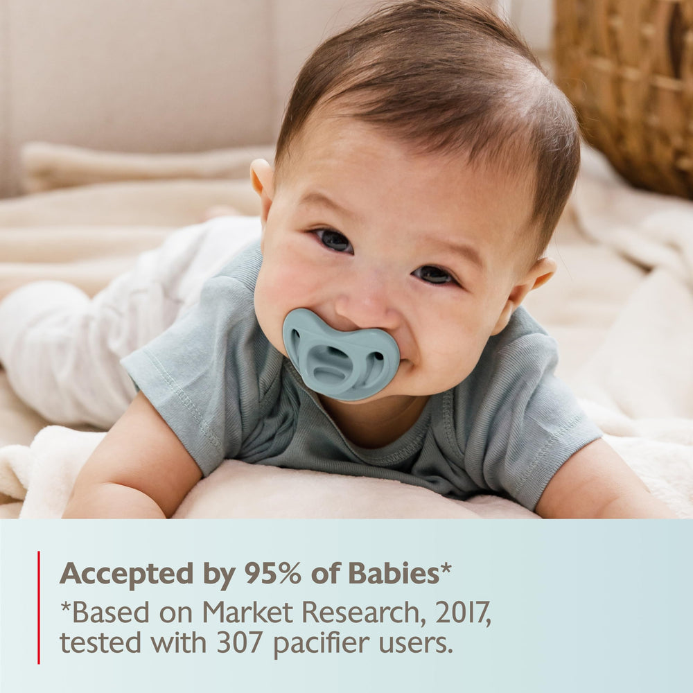 NUK Comfy BPA-free dishwasher-safe pacifier for easy cleaning
