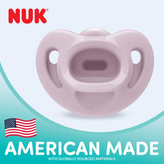 NUK Comfy nipple with breast-like design mimics natural latch
