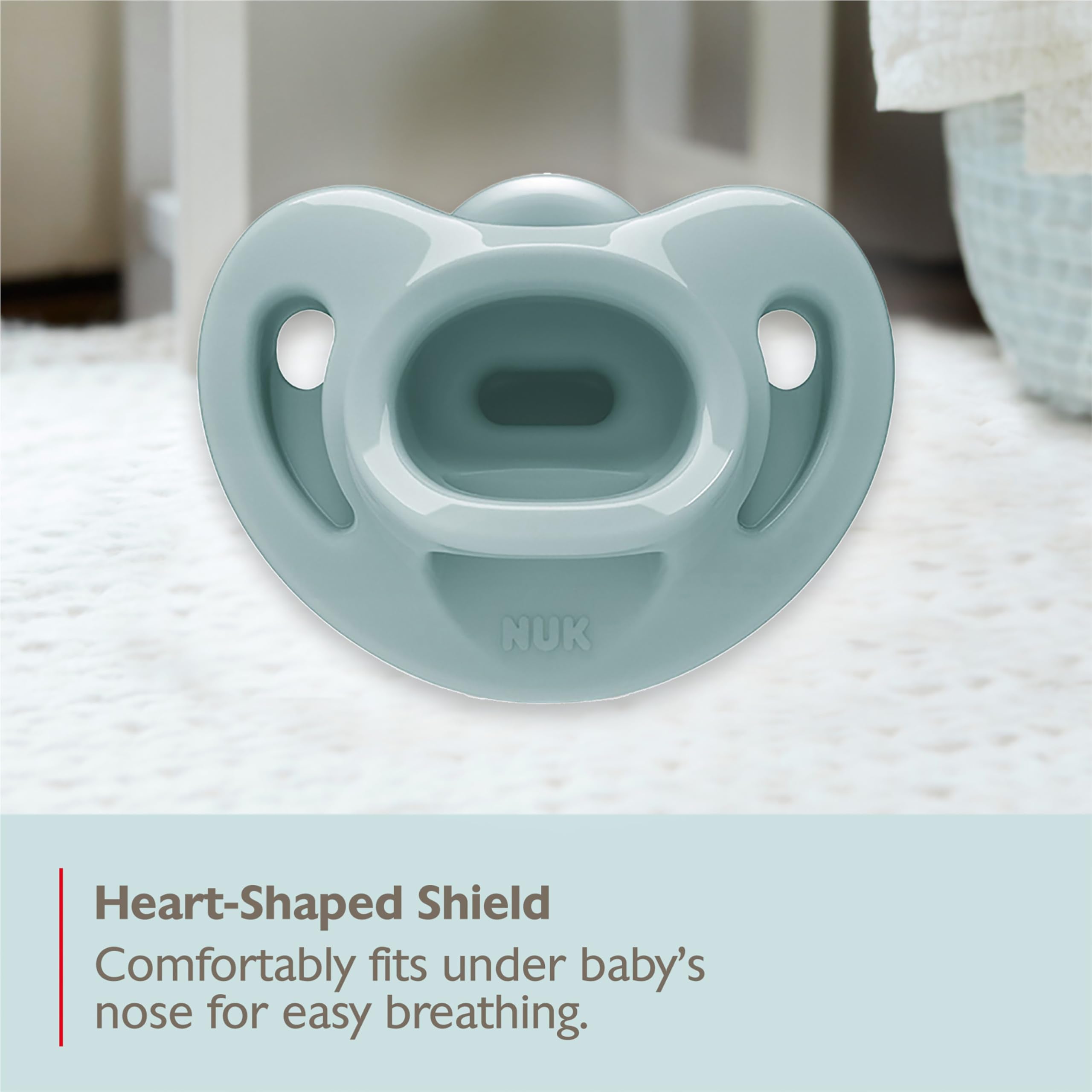 NUK Comfy pacifier size 0-6 months for newborn soothing