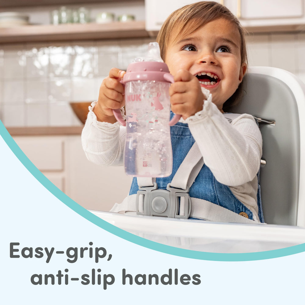 NUK dishwasher-safe label image indicates simple cleanup after meals.