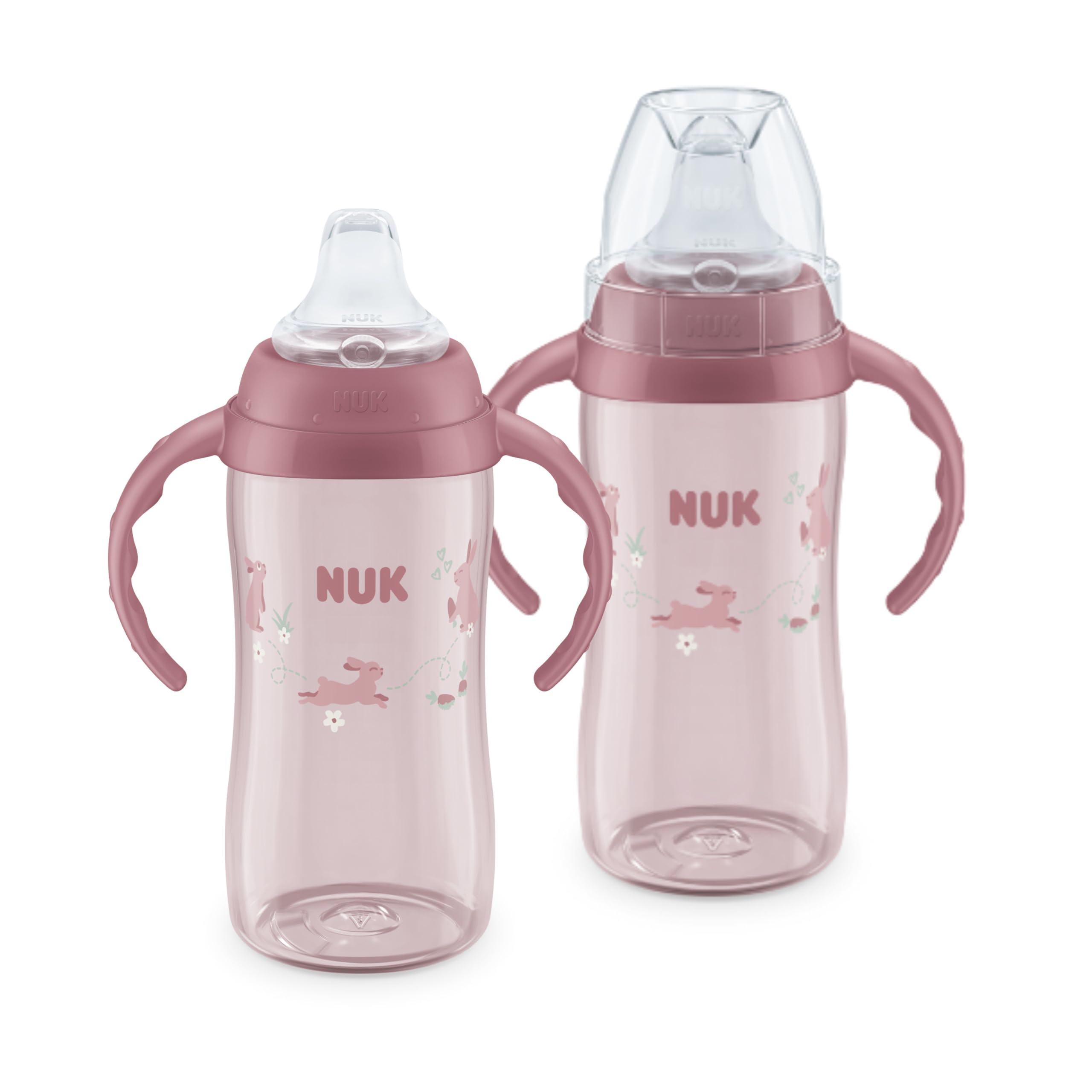 NUK First Choice Large Learner Cup 2.0 main image shows 10 oz capacity for a smooth toddler transition.