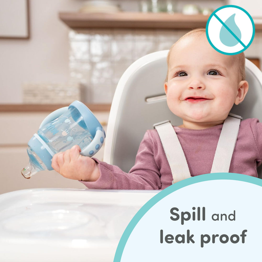 NUK First Choice Learner Cup 2.0 easy-grip anti-slip handles for little hands