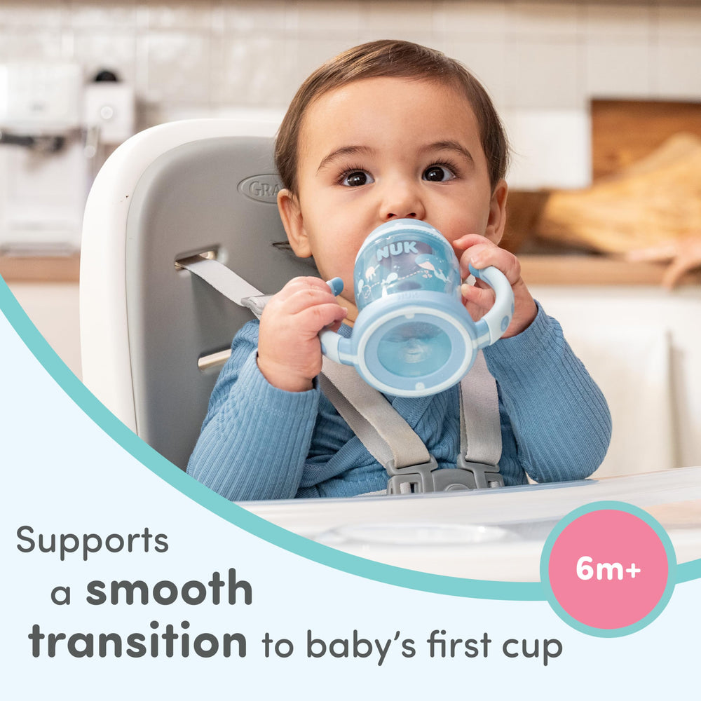 NUK First Choice Learner Cup 2.0 soft spout for gentle sipping