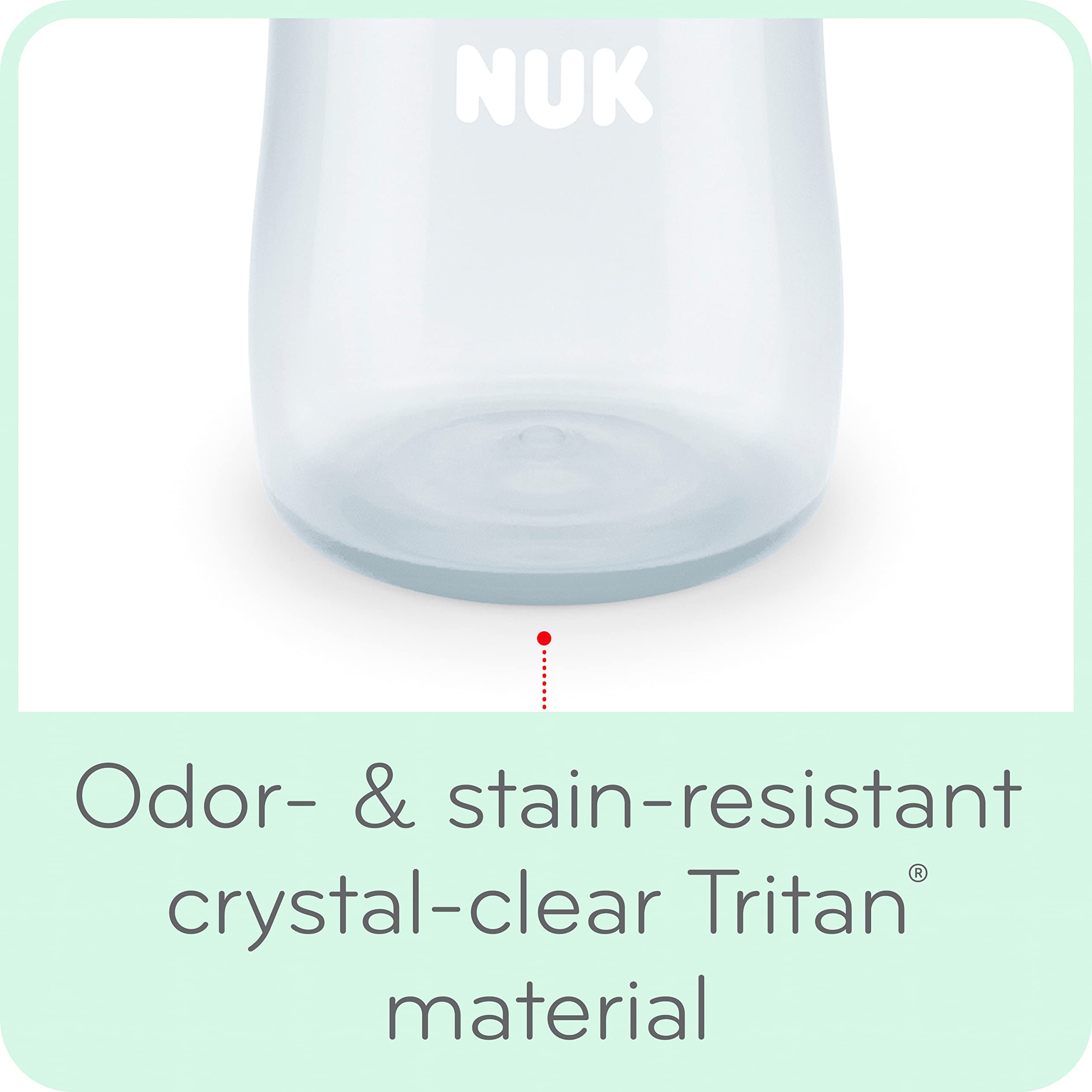 NUK Large Learner Cup dishwasher-safe for easy cleaning