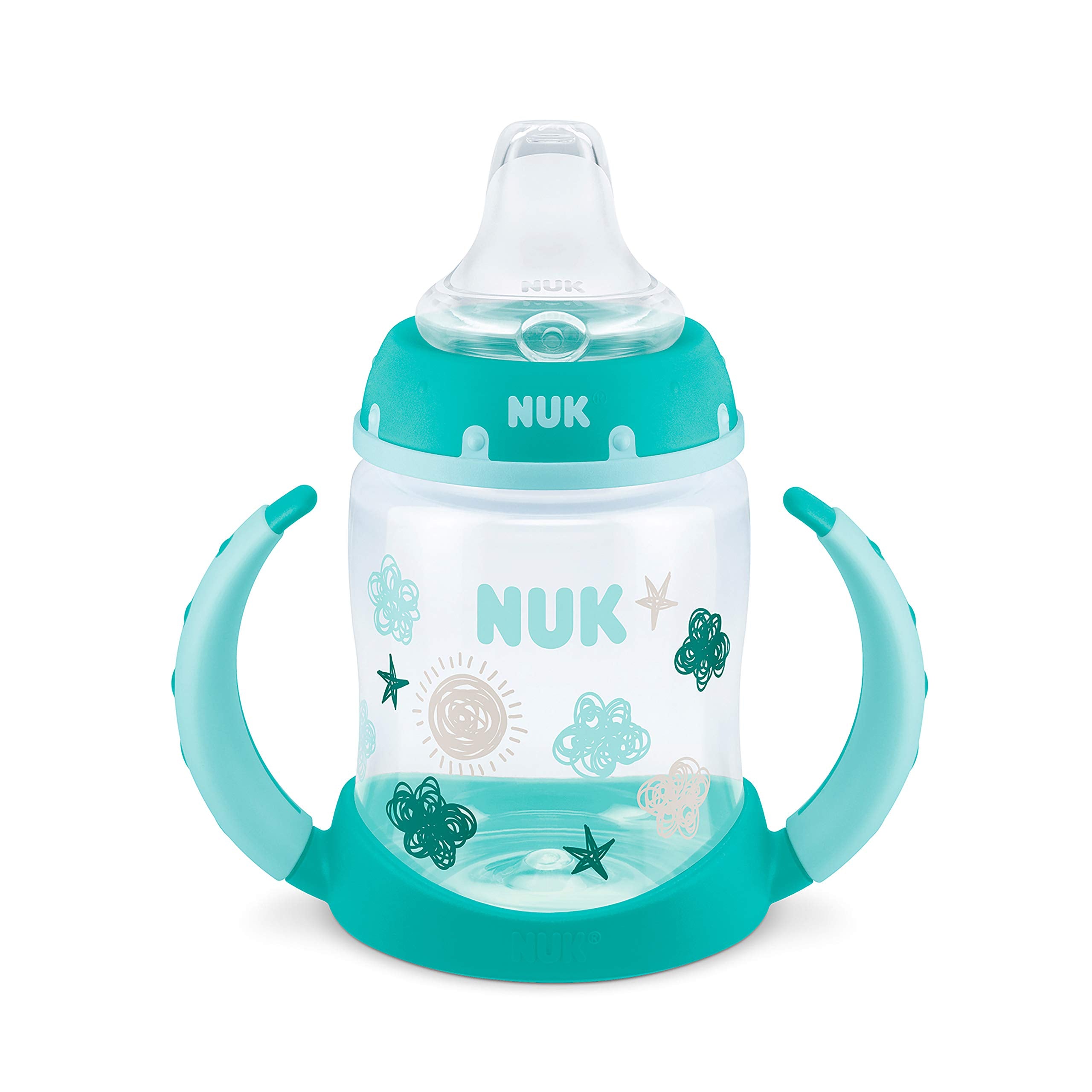 NUK Learner Cup BPA-free and dishwasher safe for everyday use.