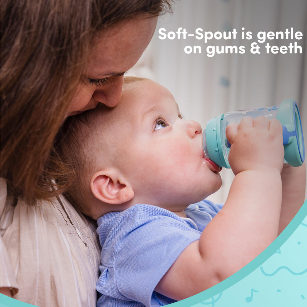 NUK Learner Cup BPA-free material supports worry-free sipping