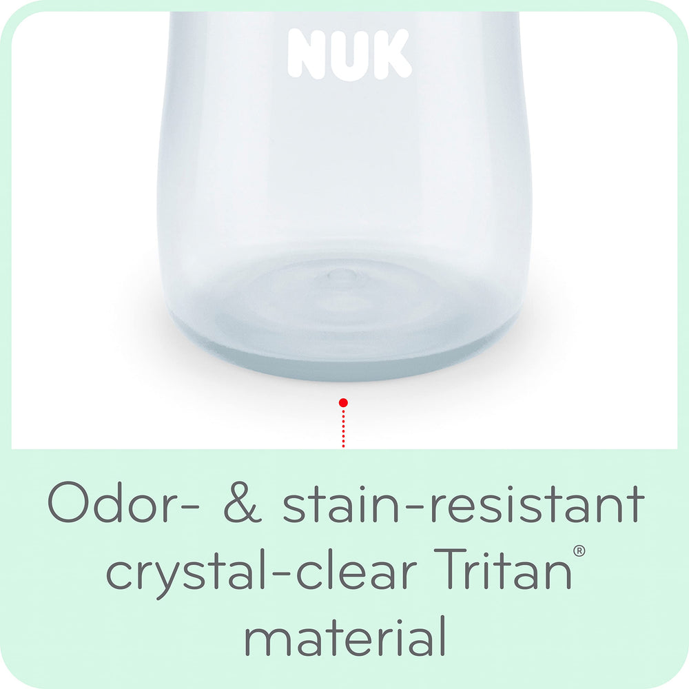 NUK Learner Cup is dishwasher safe for quick cleanup.