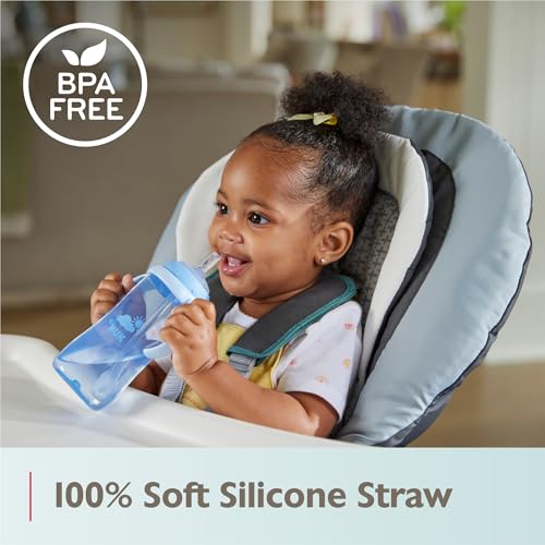 NUK Learner Straw Cup kid-friendly design encourages independent drinking.