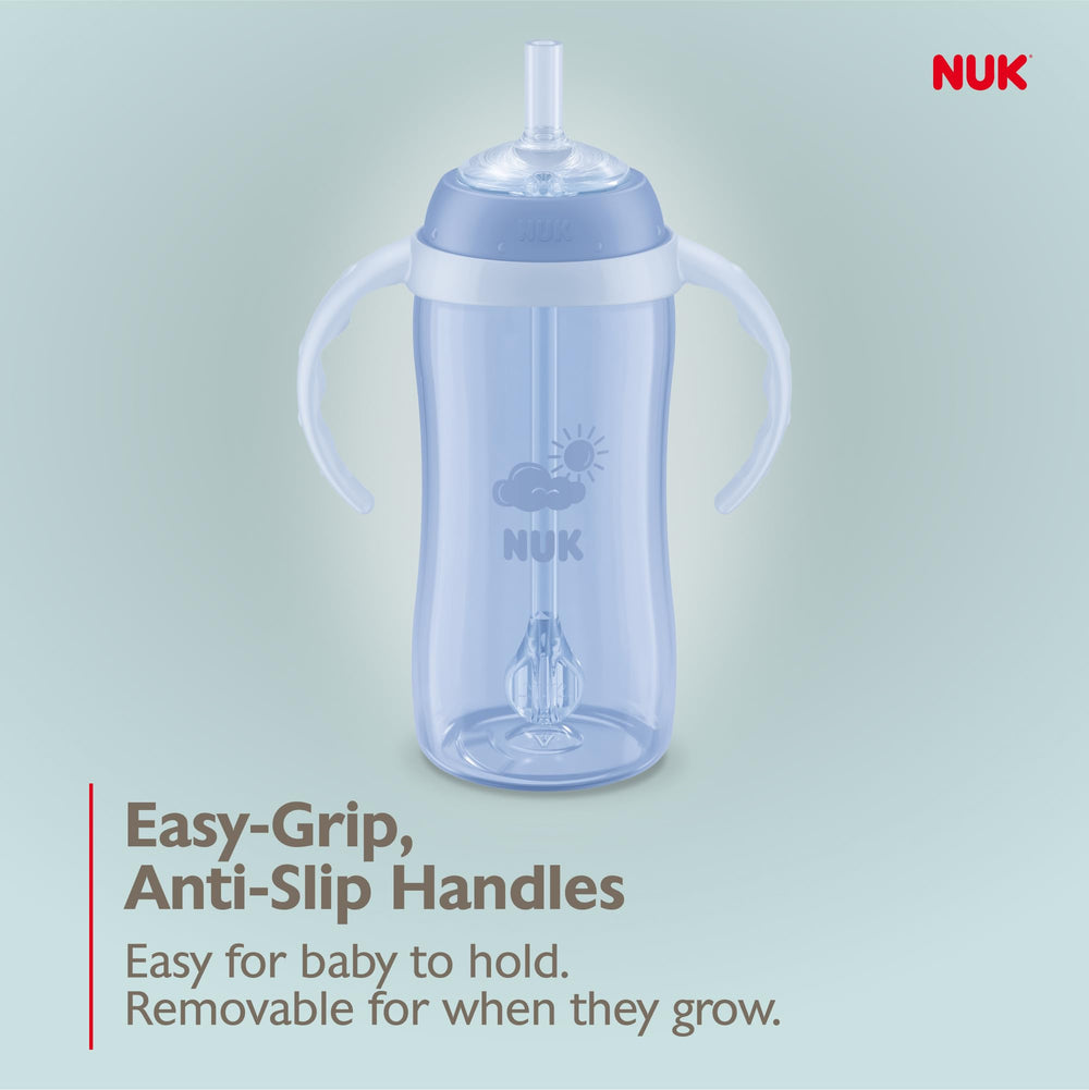 NUK Learner Straw Cup gums-friendly straw supports gentle sipping.