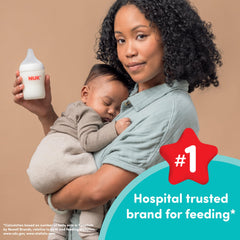 NUK vent system demonstrates anti-colic design to reduce air intake