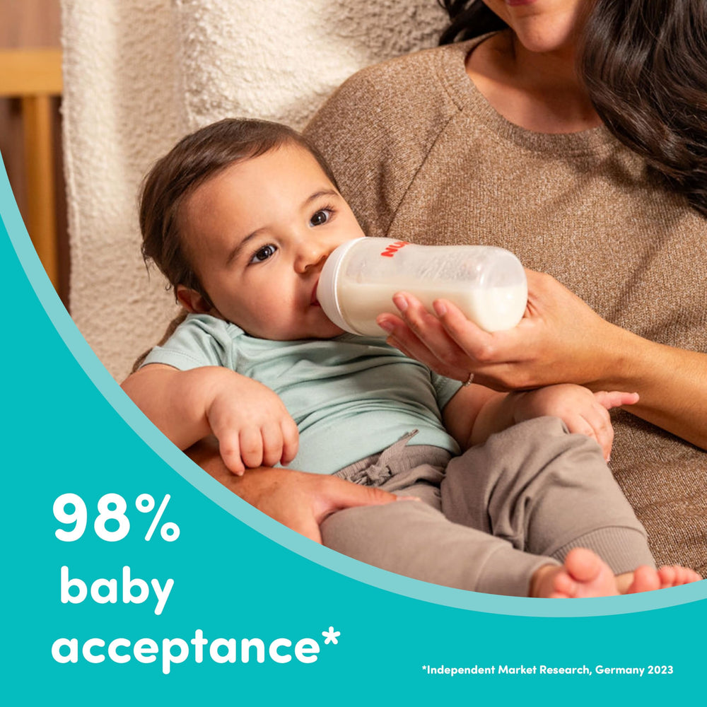 NUK BPA-free materials ensure safe daily use