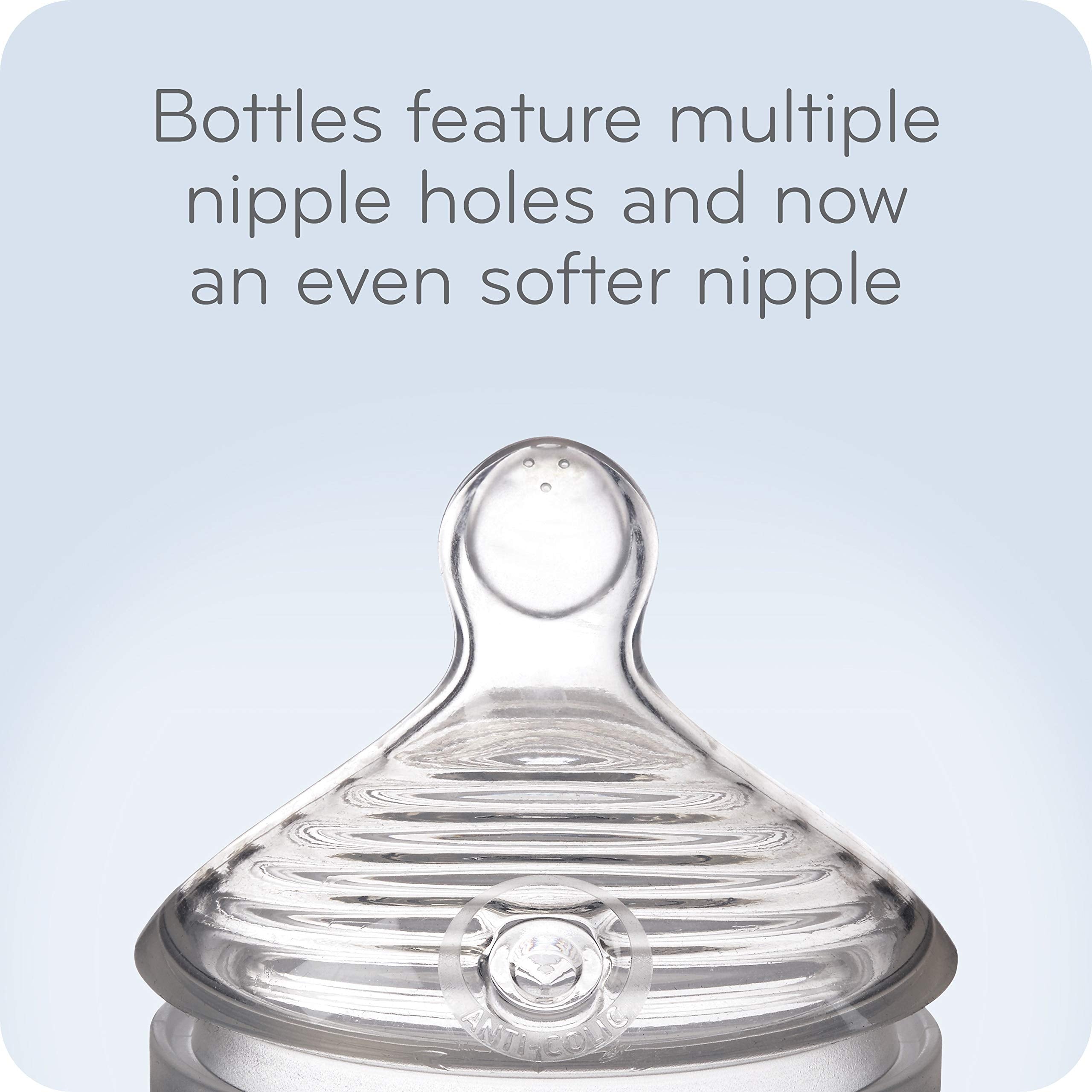 NUK Simply Natural anti-colic air system reduces gas for calmer feeds