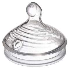 NUK Simply Natural anti-colic air system illustration reduces gas.