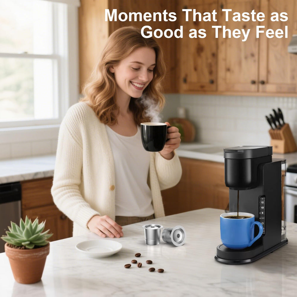 NUKALO robust brew flavor with K Cup for fuller body coffee