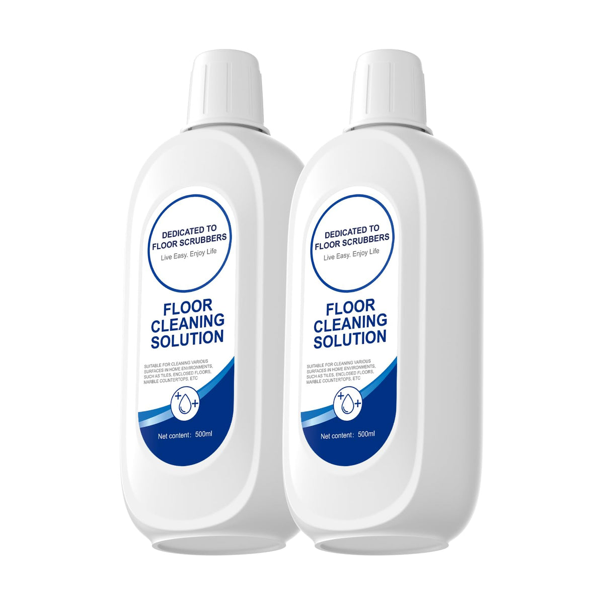 Nukisa floor cleaning solution bottle closeup highlighting concentrated formula for cost-effective cleaning.