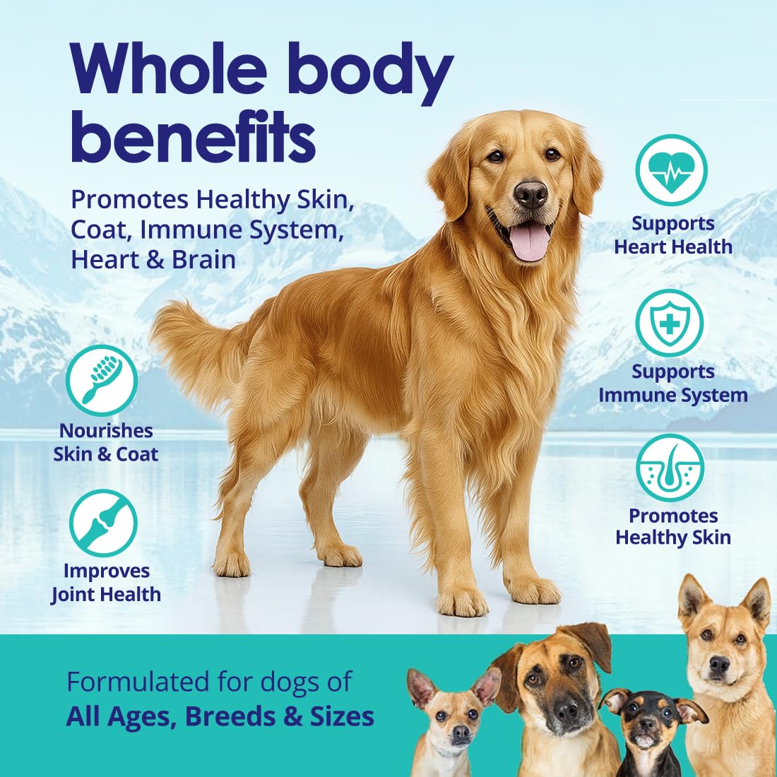 NuLife Icelandic fish oil for dogs wild caught and pure