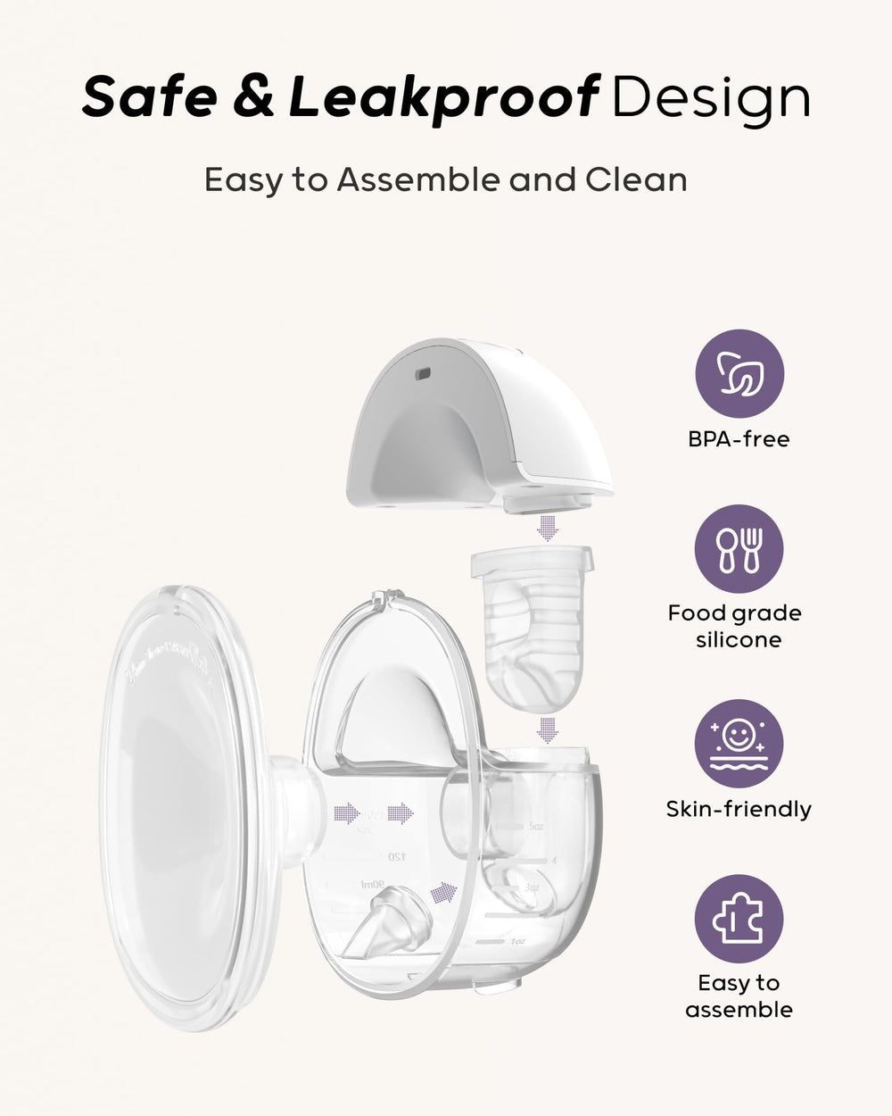 Nuliie S32 adjustable suction modes for personalized comfort.