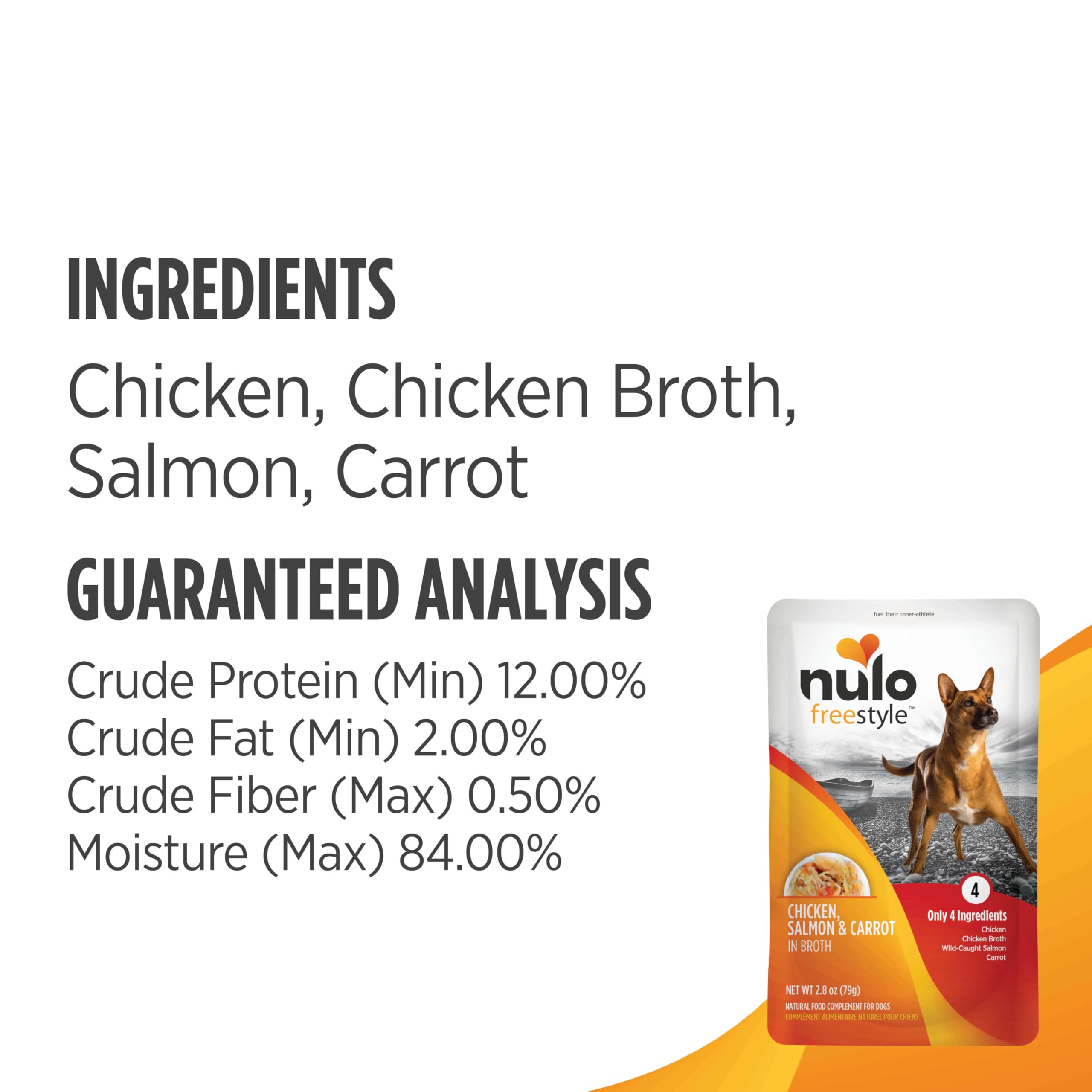 Nulo Freestyle real meat pouches, grain-free toppers to mix into meals.