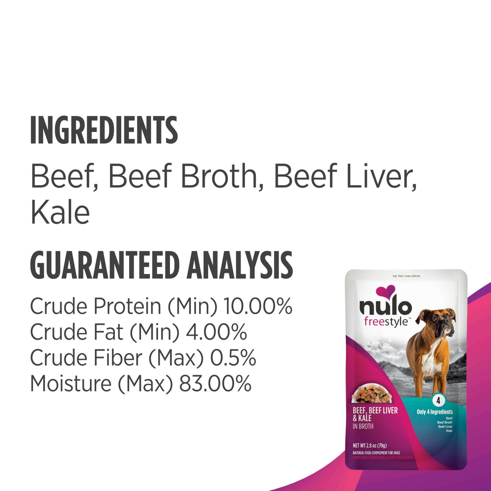 Nulo Freestyle served on dry food, elevates flavor and texture.