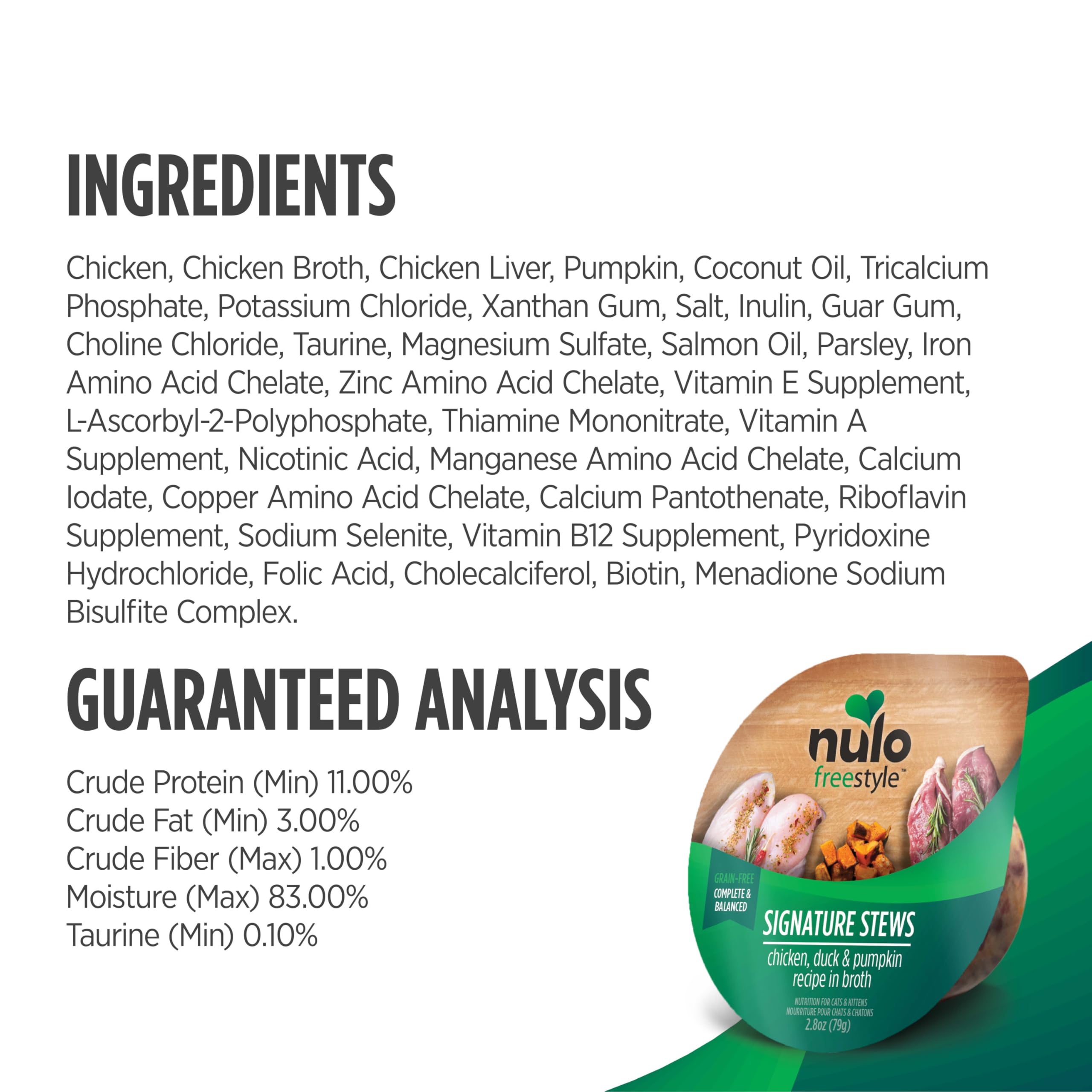 Nulo Freestyle Signature Stew fish slices highlight premium protein and real ingredients