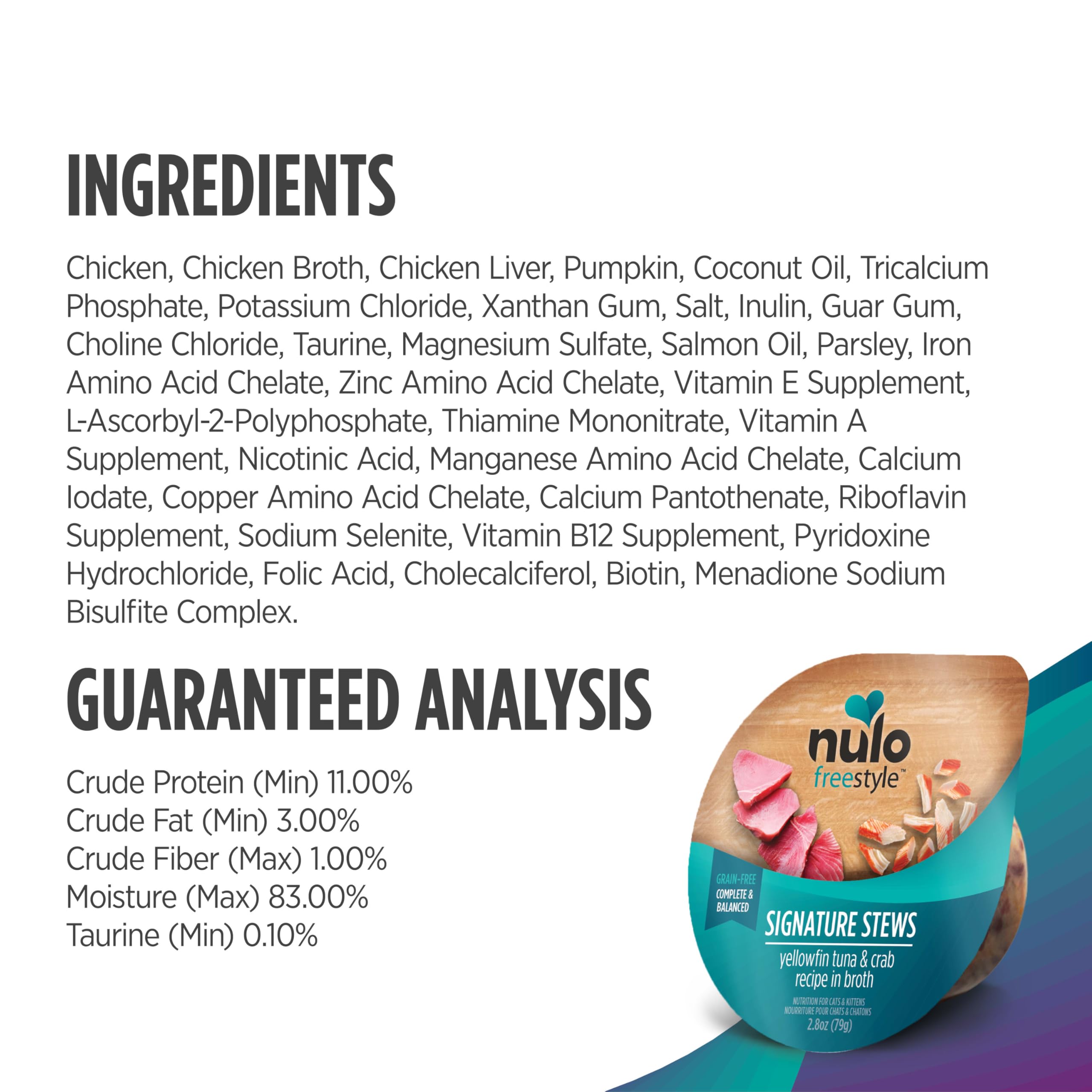 Nulo Freestyle Signature Stew grain-free formula supports sensitive stomachs